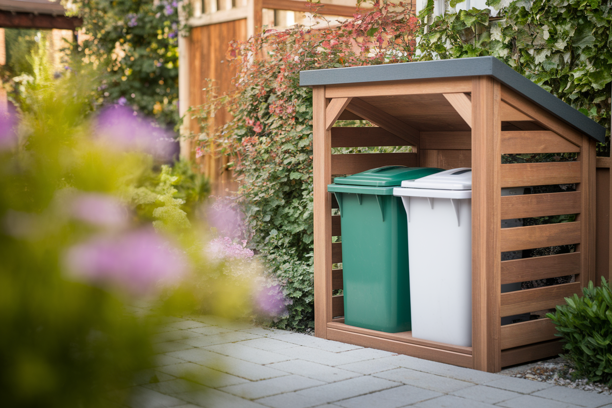Cache Poubelles : 10 Idées pour Dissimuler Vos Bacs à l'Extérieur