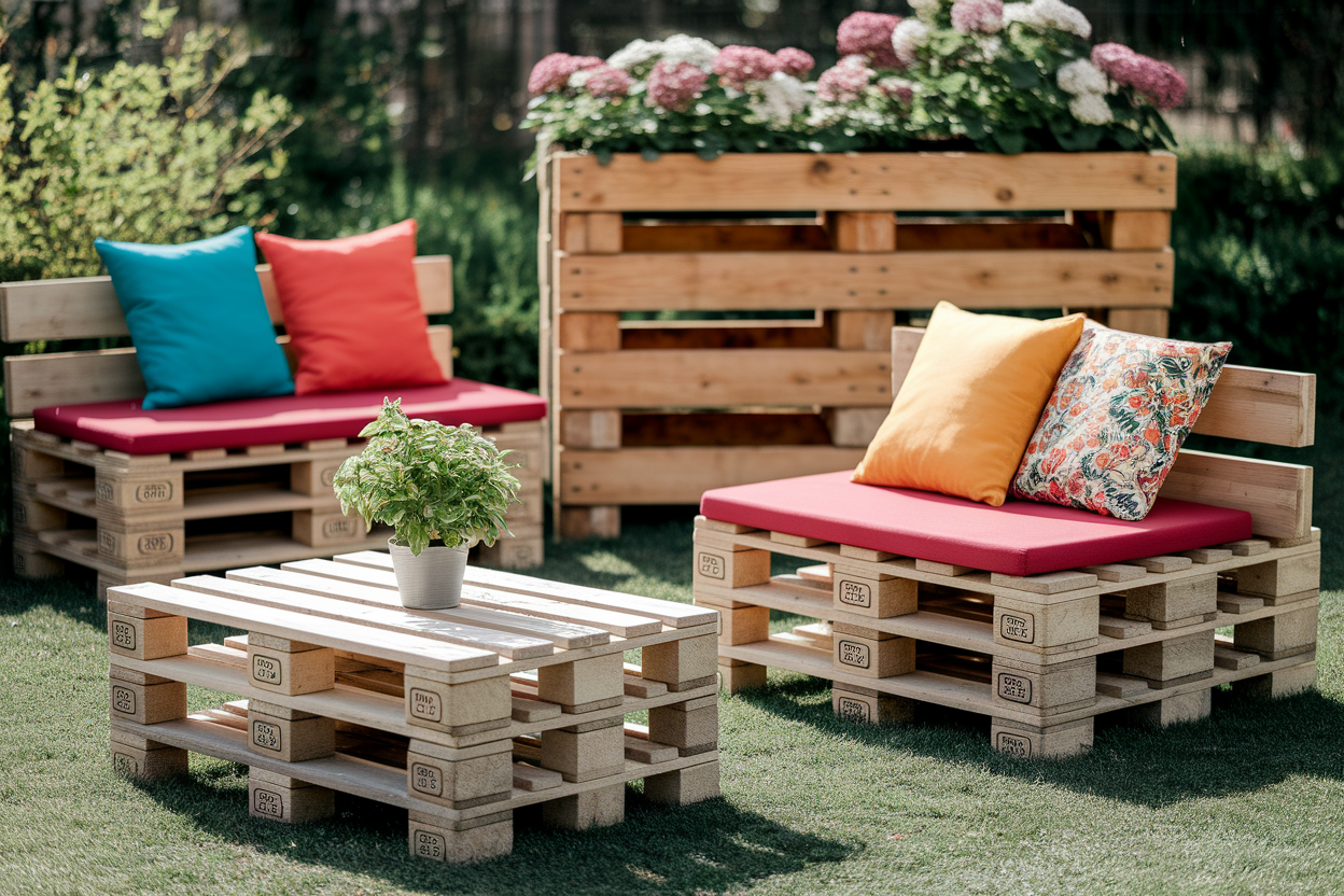 Idées Déco Palette Jardin : 10 Créations Extérieures à Faire Soi-Même