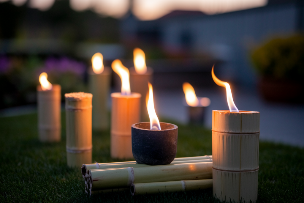 Torches Jardin : Guide d'Achat des Modèles Bambou et à Huile