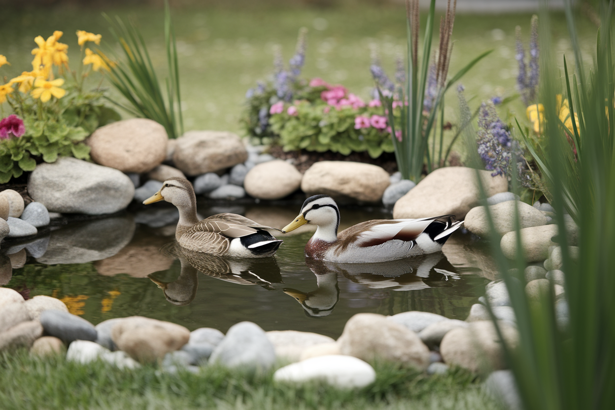 Plan d'Eau pour Canards : Comment Créer un Bassin Fait Maison