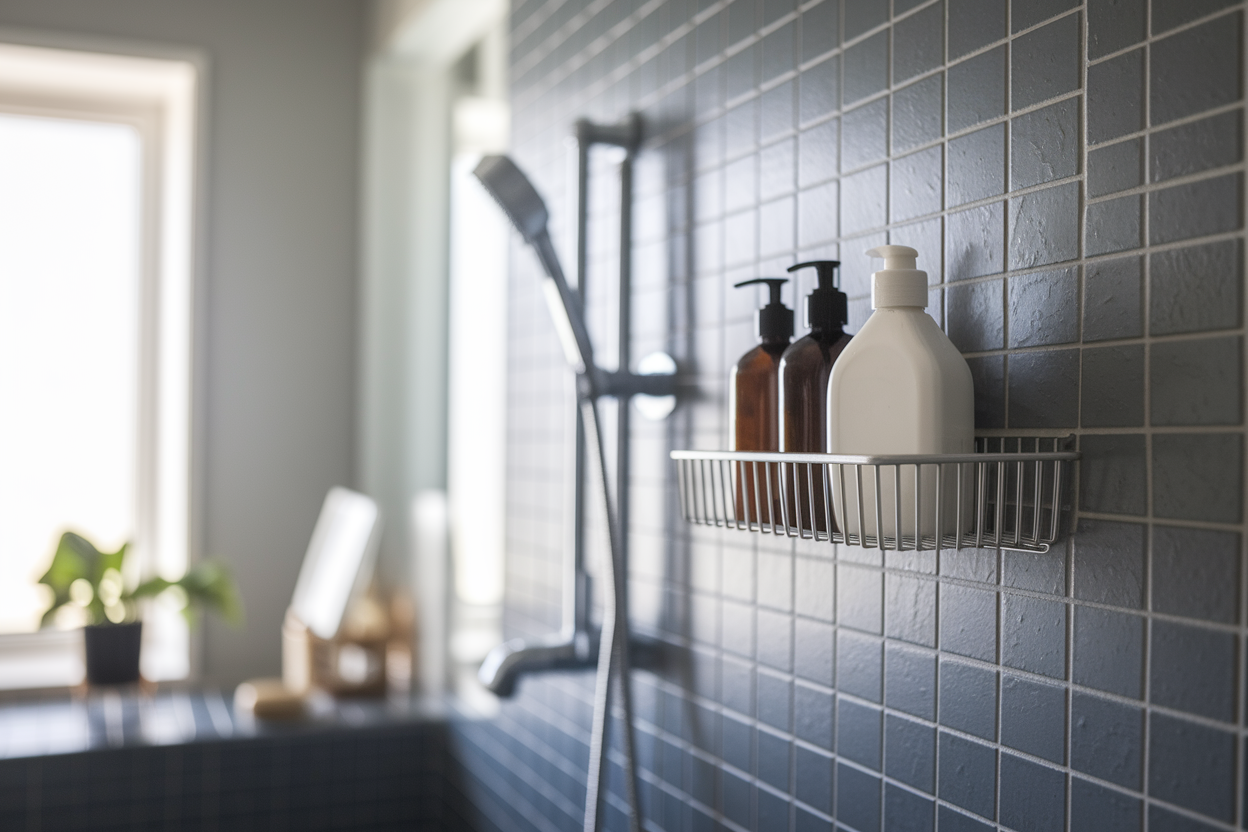 Étagère Douche Sans Perçage : Solutions Pratiques pour un Rangement Optimal