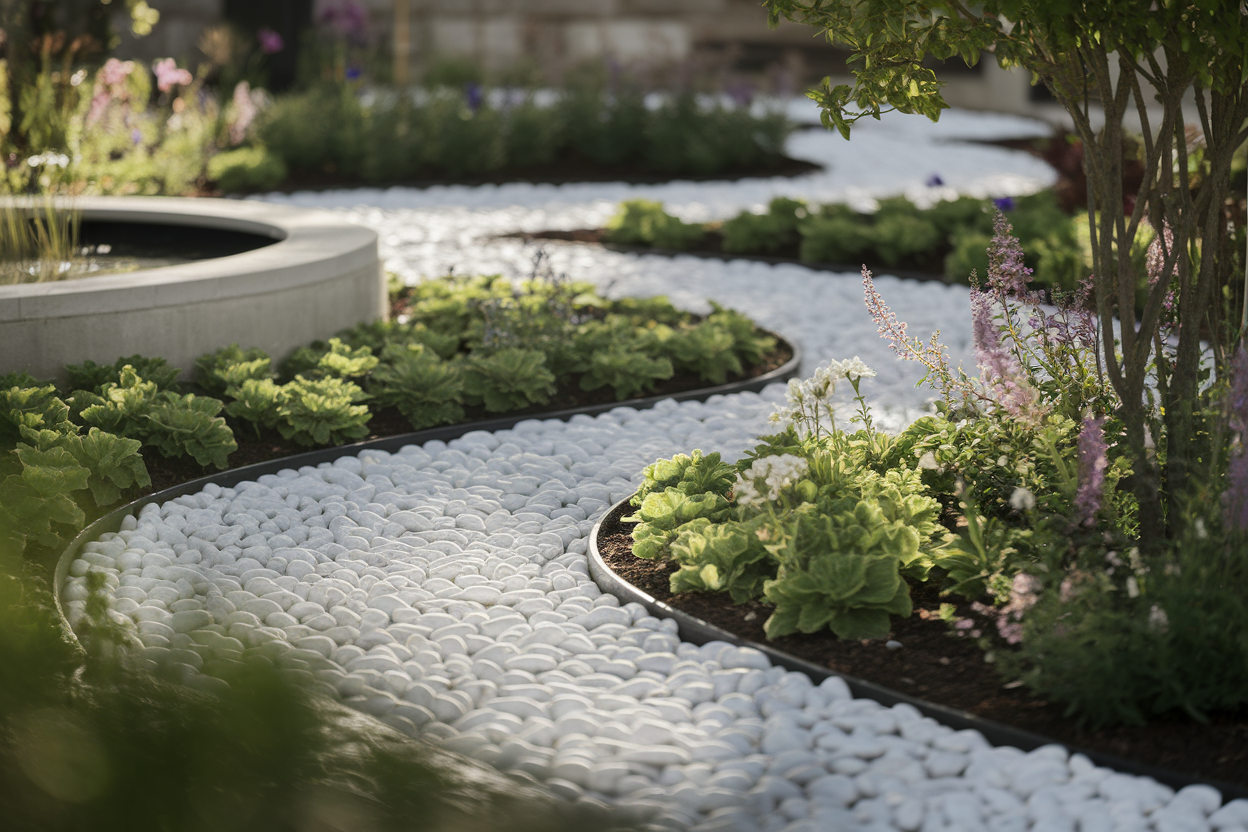 jardin-chemin-galets-blancs-fleurs