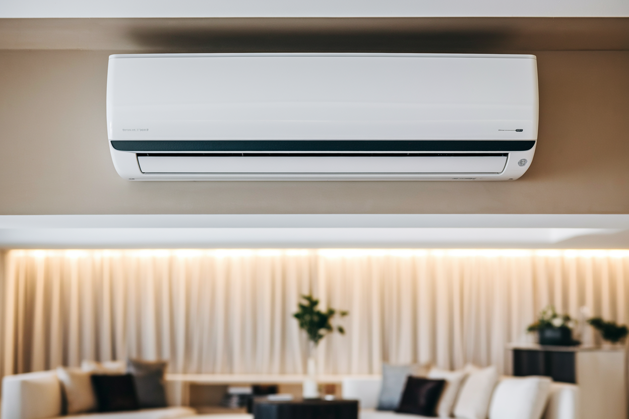 salon-moderne-climatiseur-mural